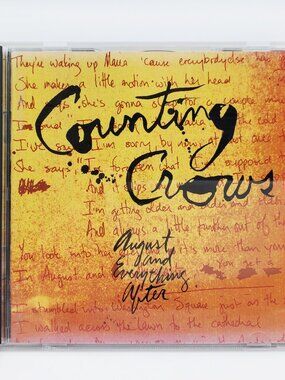 Counting Crows August And Everything After CD 1993 Alternative Rock 90s Tested